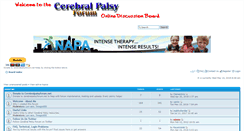 Desktop Screenshot of cerebralpalsyforum.net