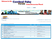 Tablet Screenshot of cerebralpalsyforum.net